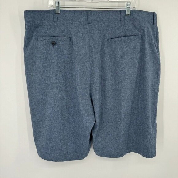 Ben Hogan light blue Golf Shorts Flat Front Men's Size 46 Polyester stretch - Picture 6 of 7